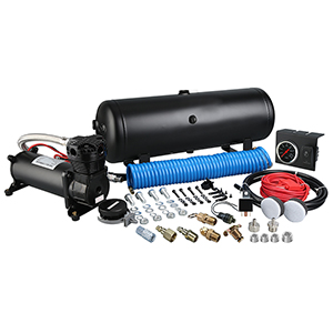 Bulldog On Board Air Kit 145psi 1.8cfm 2.5 gallon air tank in-cab gauge & switch