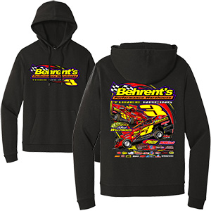 Behrent's Three Racing Mat Williamson Hoodie, Black, Size Small