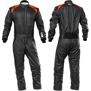 Bell Racewear ADV-TX Race Suit, SFI 3.2A/5, Grey/Orange, Size Medium (50-52)
