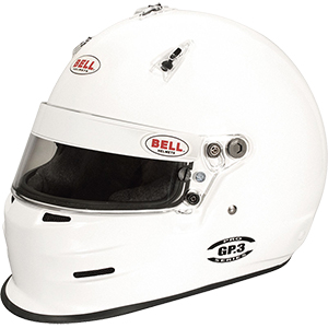 Bell GP3 Sport V.15 Brus Helmet, Medium (Size 58-59), White, SA2020