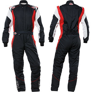 Bell Racewear PRO-TX Race Suit, SFI 3.2A/5, Black/Red, Size X-Large (58-60)