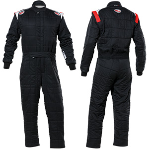 Bell Racewear SPORT-TX Race Suit, SFI 3.2A/5, Black, Size 2X-Large (62-64)