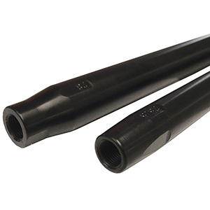 BSC 21" Length x 1.25" OD. Radius Rod, 5/8" RH & LH Tap, Black Anodized Aluminum