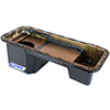 Canton 16-870 Oil Pan Ford 332 428 FE Ford Deep Rear Sump Truck Oil Pan Black