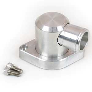 Canton 80-058 Billet Aluminum Swivel Water Neck For Ford FE, 90-Degree Outlet