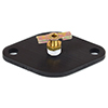 Canton 80-110 Billet Aluminum Water Neck Top With Bleeder Univ Replacement Black