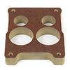 Canton 85-250 Phenolic Carburetor Spacer For Q-Jet 4 Hole 1 Inch