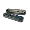 Valve Cover Set Billet Gm Ls Black Anodized