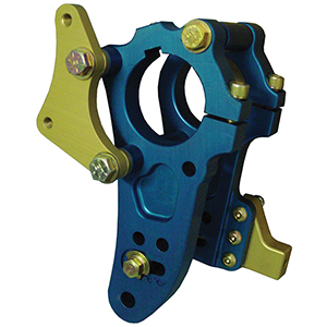 Bert CTD-050-R Adjustable Birdcage Bracket - Blue/Gold (Right Side)