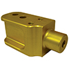 Coil Over adaptor for teo bracket-Gold