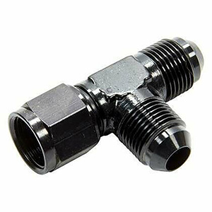 CV Products Fragola 8AN Adapter Tee, 8AN Male x 8AN Male x 8AN Female