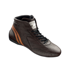OMP Racing Carrera Shoes, Dark Brown Size 37