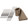 Exhaust Sleeve & Locking Ties Kit - 2in x 5ft