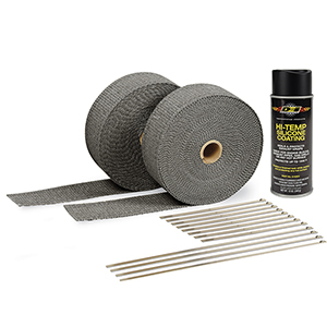 Exhaust Wrap Kit - Black / Black HT