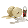 Exhaust Wrap Kit - Tan / White HT