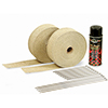 Exhaust Wrap Kit - Tan / Aluminum HT