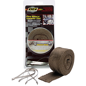 Pipe Wrap & Ties Kit - 2in x 25ft - Titanium