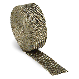 Exhaust Wrap - 1in x 15 ft - Titanium