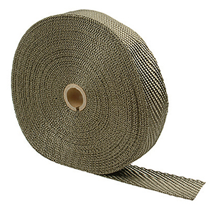 Exhaust Wrap - 1in x 100 ft - Titanium
