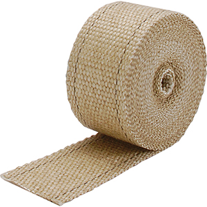 Exhaust Wrap - 2in x 25ft - Tan