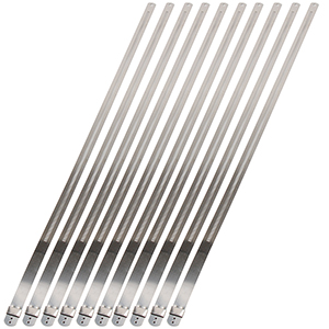 DEI Stainless Positive Lock Ties - 12mm x 20in (10-pack)