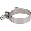 Wide Band Clamp - 1.88in to 2.19in - Stainless Steel (1-pack)