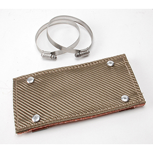 DEI Pipe Shield - 4in x 8in - Titanium