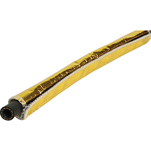 Heat Shroud GOLD - 1/2in to 1-1/4in I.D. x 36in
