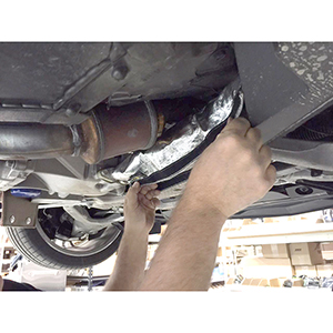 Corvette C7 Oil Cooler line cover