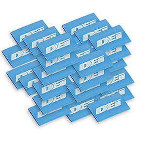 DEI Spark Plug Wire / Boot Shrink Tubes - 18mm x 1.5in - Blue (25-pack)
