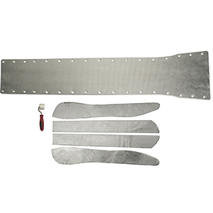 Corvette C5 Transmission Tunnel Side Shields Kit (4-pc)