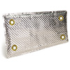 Stainless Steel Heat Shield Pad - 4" x 8"