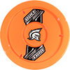 Dirt Defender Non-Vented Wheel Cover, Neon Orange