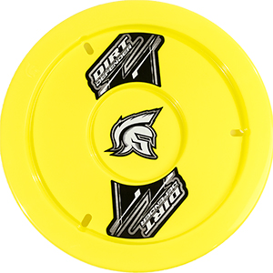 Dirt Defender Non-Vented Wheel Cover, Neon Yellow