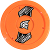 Dirt Defender Non-Vented Wheel Cover, Orange