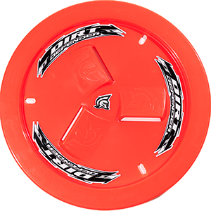 Dirt Defender Vented Wheel Cover, Neon Red
