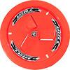 Dirt Defender Vented Wheel Cover, Neon Red