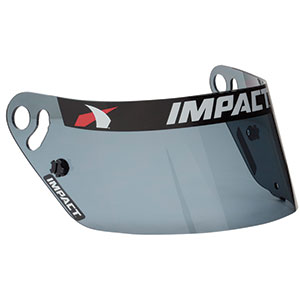 Impact Racing Vapor, Charger & Draft Helmet Shield, Anti-Fog, Dark Smoke