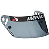 Impact Racing Vapor, Charger & Draft Helmet Shield, Anti-Fog, Dark Smoke