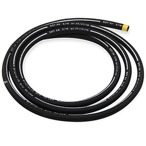 Earls -6 Black Power Steering Hose 6 Ft Pc.