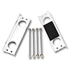Earls Aluminum Row Cooler Bracket, 11.5"x13