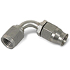 Earl's 90&deg; Stainless Tube Speed-Seal Non-Adjustable Hose End, Size -3 AN