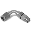 Earls 90-Degree Adjustable Speed-Seal Stainless Steel Hose End