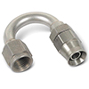 Earl's 180&deg; Stainless Tube Speed-Seal Adjustable Hose End, Size -6 AN