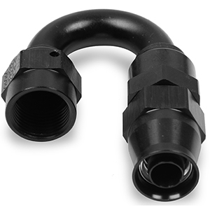 Earl's 180&deg; UltraPro Twist-On Swivel Hose End, Size -6 AN