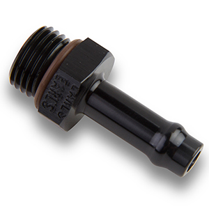 Earls 9/16-18 Male Port Str To 5/16 Vapor Guard Hose End