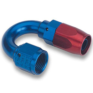 Earl's 180&deg; Swivel-Seal Hose End, Size -6 AN