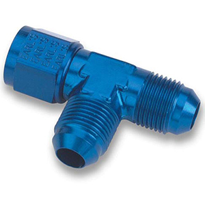 Earl's -10 AN Male to Female Swivel on Run T-Fitting