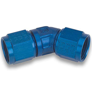 Earl's 45&deg; -10 AN Female to Female Swivel Low Profile