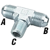 Earls -4 To 1/8 Npt T On Side Steel